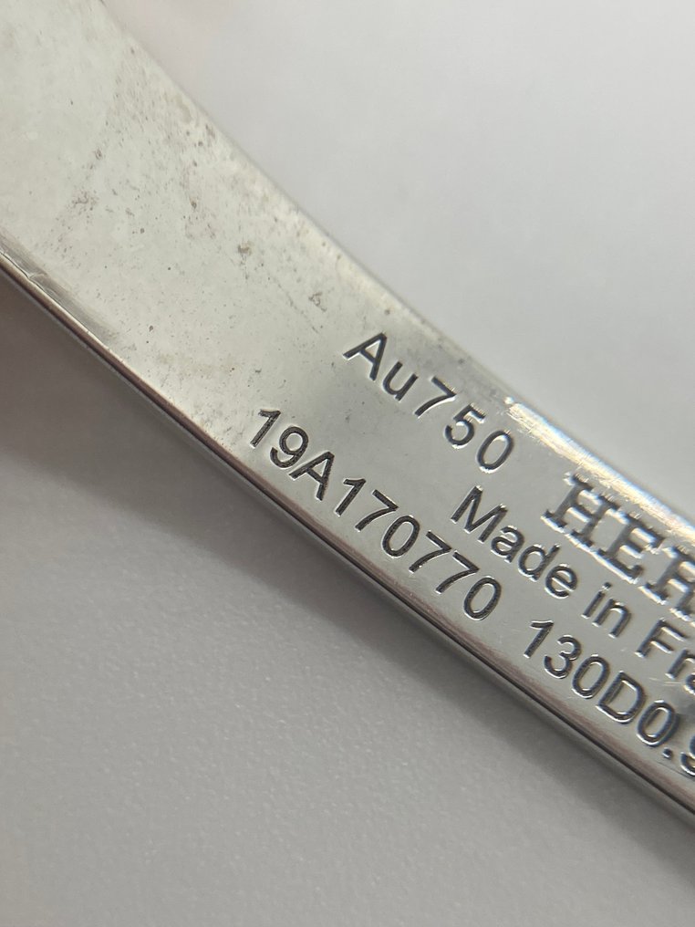 Hermès - 手镯 - 18K包金 白金 #4.3