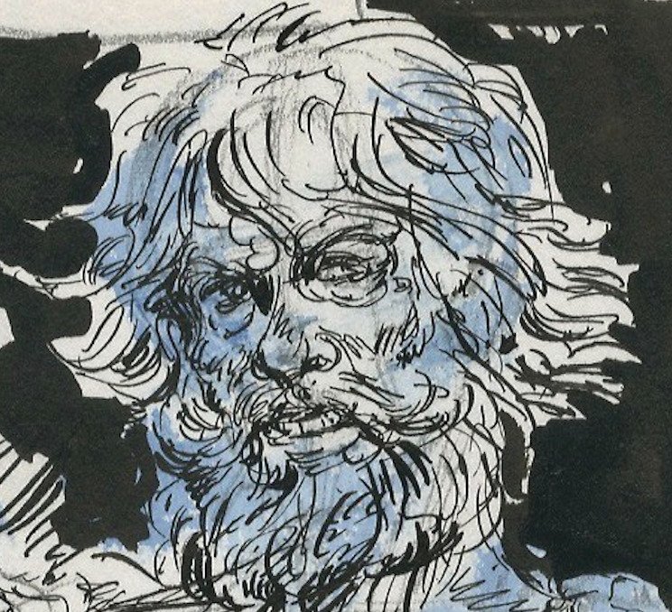 Stapel, Gerrit - 1 Original preliminary drawing - uit Koning Arthur - (jaren 1980) #1.0