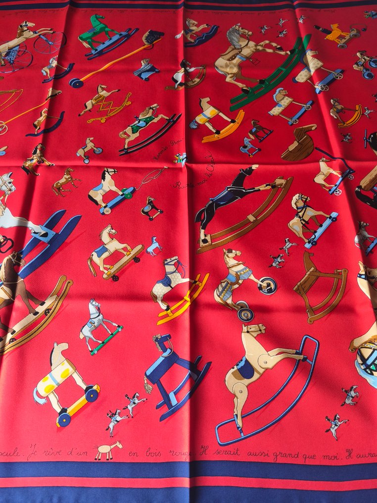 Hermès - RACONTE MOI LE CHEVAL by Dimitri Rybaltchenko. Recherché - Könnyű selyem #1.0