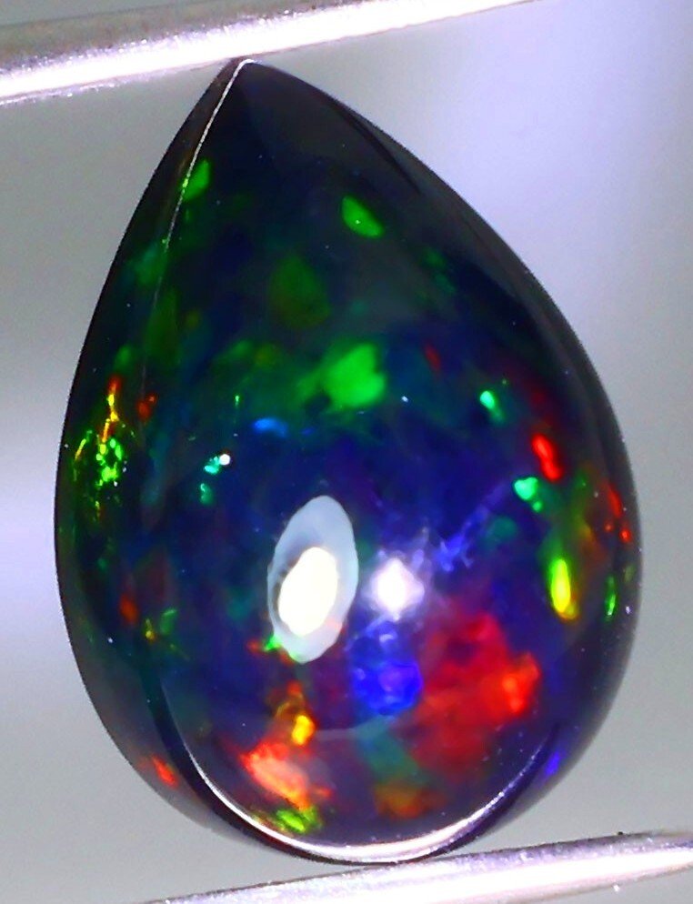 Multicolor schwarzer Opal - 4,53 ct. - ohne Reservierung poliert- 0.91 g #1.0
