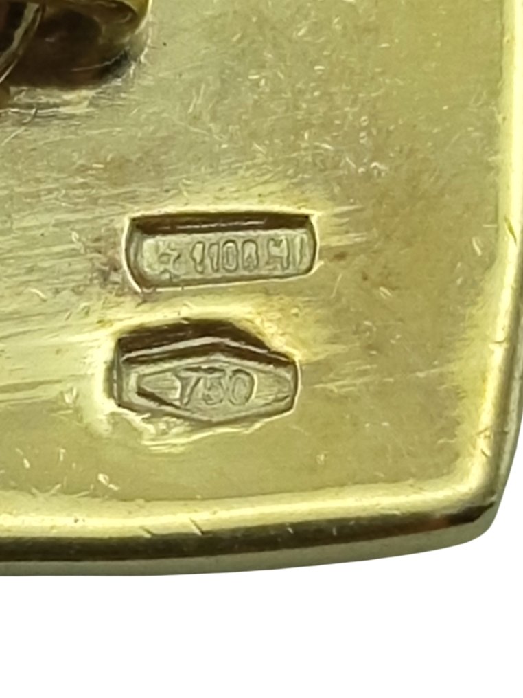 Μανικετόκουμπα - 18 καράτια Κίτρινο χρυσό #4.3