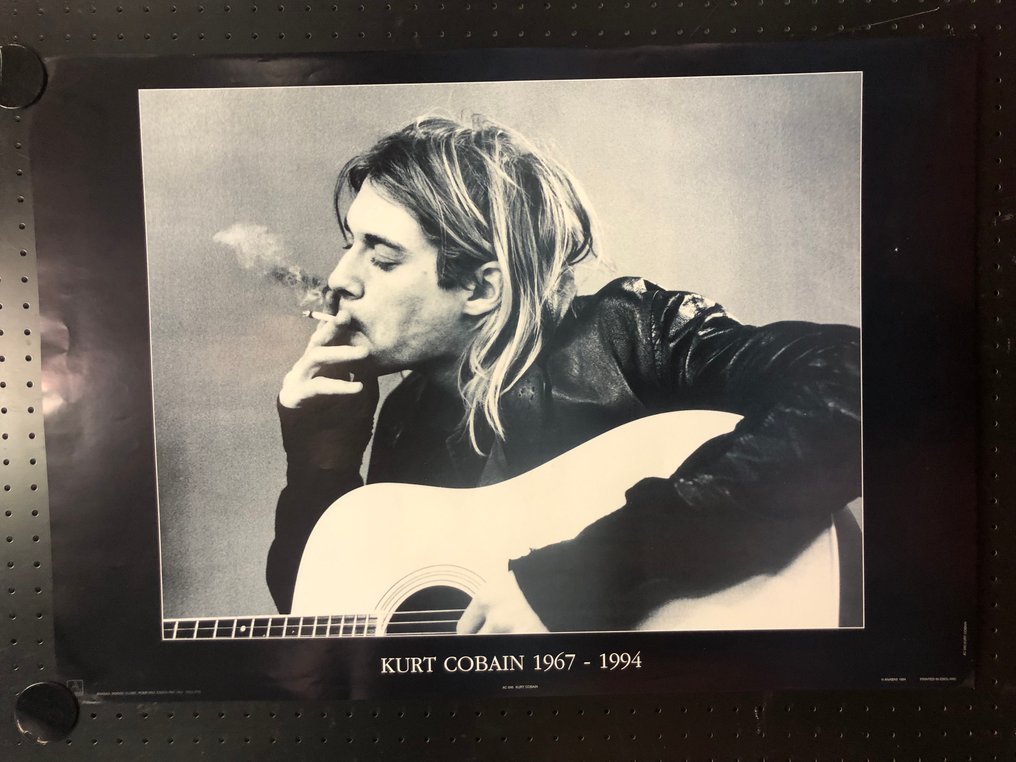 Nirvana - 3张库尔特·柯本的复古海报 - 1994 - 限量版 #1.0