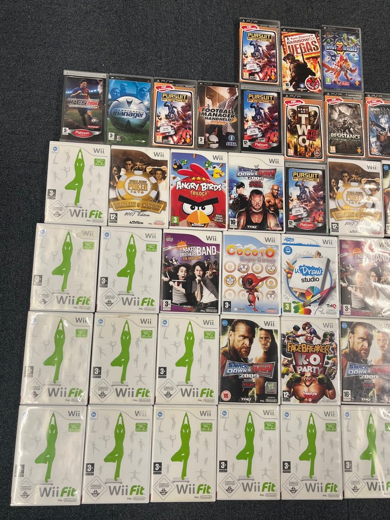 Nintendo, Sony - 50 games Wii/PSP - Videopeli #1.0