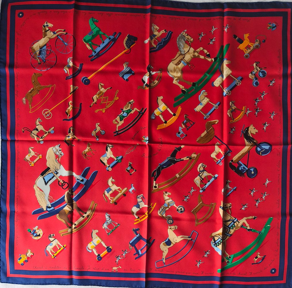 Hermès - RACONTE MOI LE CHEVAL by Dimitri Rybaltchenko. Recherché - Könnyű selyem #1.0