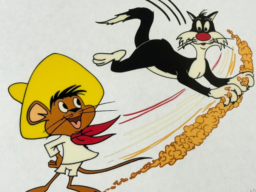 Warner Bros. - 'Sylvester & Speedy Gonzalez' original sericel art (1992) - Sylvester & Speedy Gonzalez #3.2