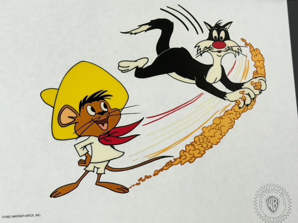 Warner Bros. - 'Sylvester & Speedy Gonzalez' original sericel art (1992) - Sylvester & Speedy Gonzalez #2.1