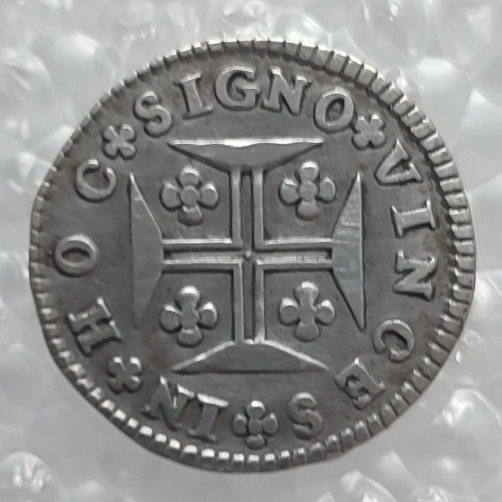 Portugal. D. João V (1706-1750). 3 vinténs (60 Réis) Coroa com 5 arcos Muito escassa #1.0