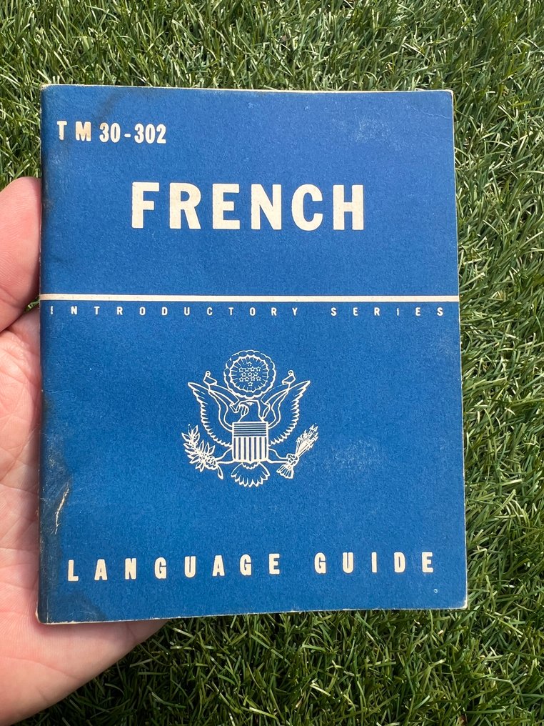 US Army Soldiers French Language Guide - Airborne - Infantry - Ranger - D-Day - Liberation of Europe - 1943 #1.0