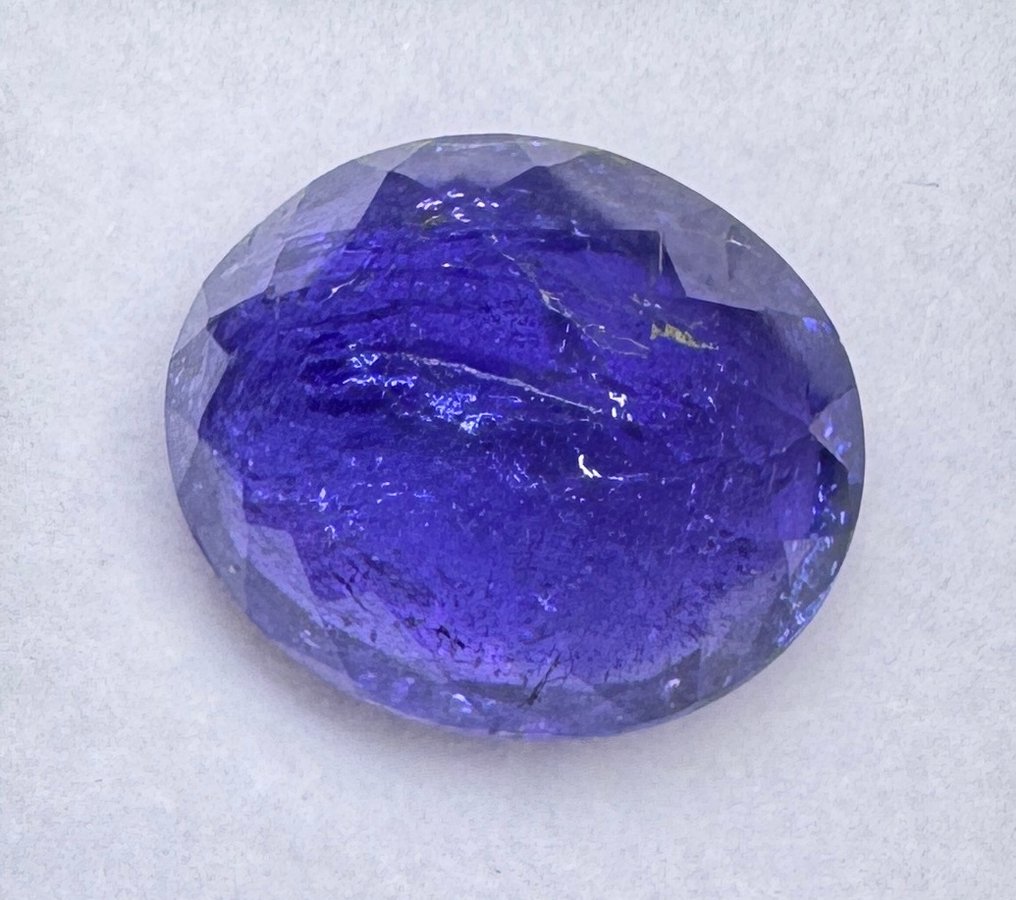 天然坦桑石 9.88克拉 椭圆形 - 高度: 13.8 mm - 闊度: 11.6 mm- 1.98 g #3.2