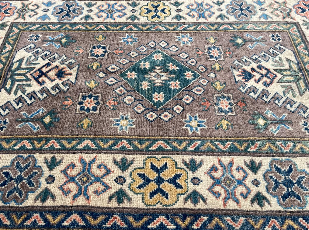 阿富汗 Shirwan -(未使用)- 未使用 - 新的 - 精细手工编织 - 羊毛 - 地毯 - 地毯 - 123 cm - 78 cm #1.0