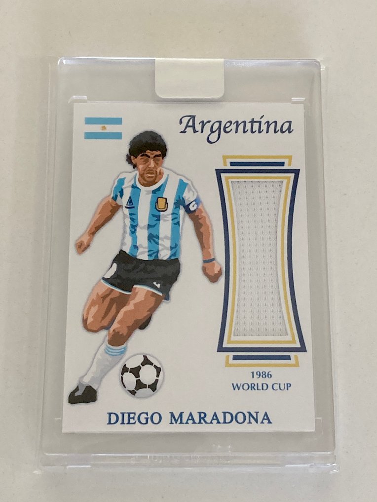 Custom Card 马拉多纳 - Limited Edition /50 - Signed by The Artist - Argentina Jersey Patch - 1 Card - 全新（M） #1.0