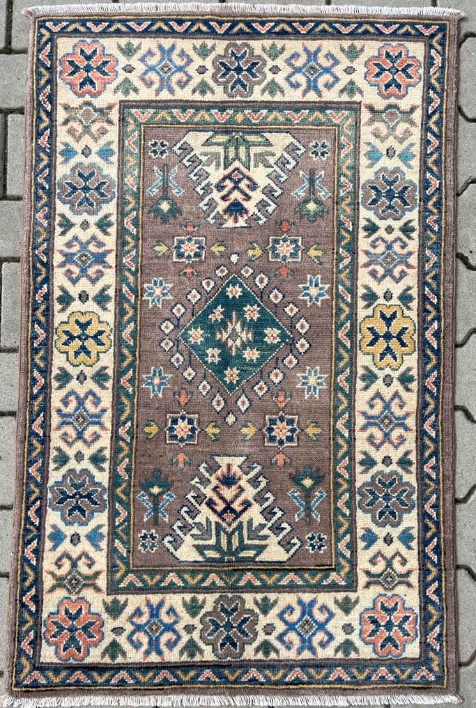 阿富汗 Shirwan -(未使用)- 未使用 - 新的 - 精细手工编织 - 羊毛 - 地毯 - 地毯 - 123 cm - 78 cm #1.0