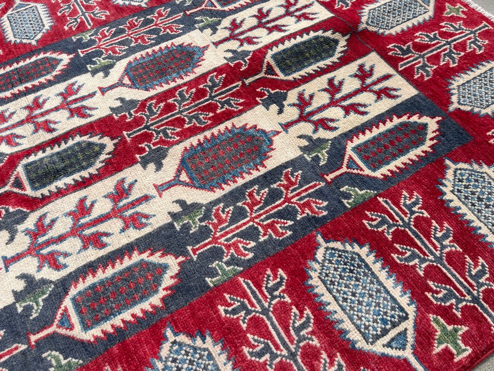 Afghan Art carpet - unused - new - finely hand-knotted - wool - carpet - Carpet - 179 cm - 118 cm #1.0
