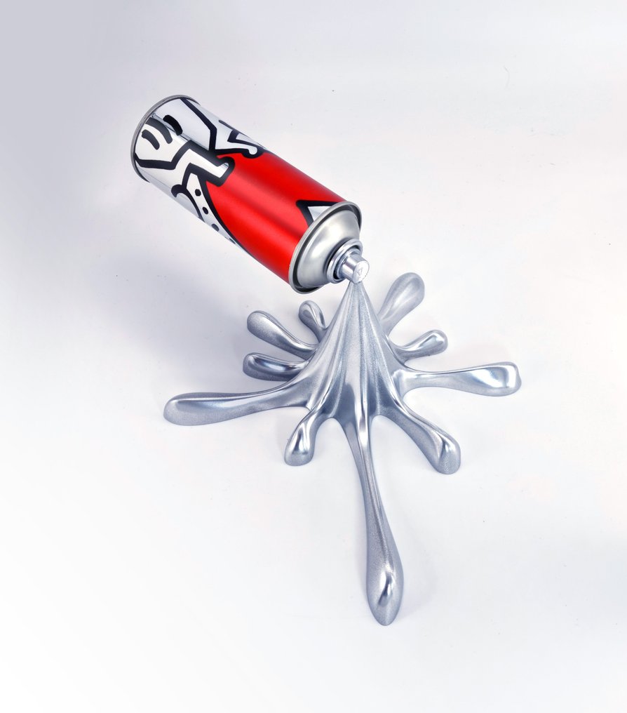 2FAST - Chrome Heart Splash Can Sculpture #1.0