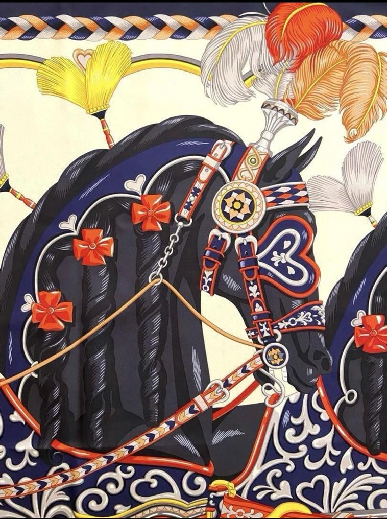 Hermès - Harnais de coeur - Skjerf #4.3