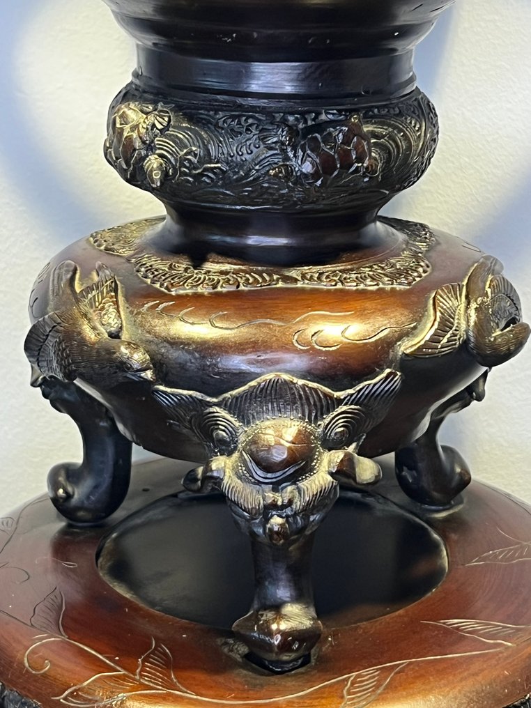 花瓶 - 青銅色 - 日本 - 明治時期（1868-1912） #4.3