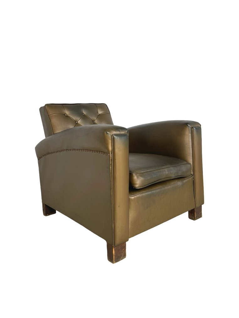 扶手椅 - 木, 人造皮革 #3.2