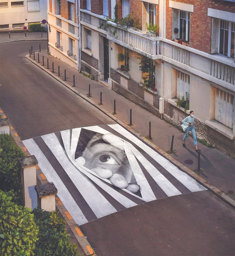 Jr (1983) - Finding hope, night view, Paris, France, 2020 #2.1