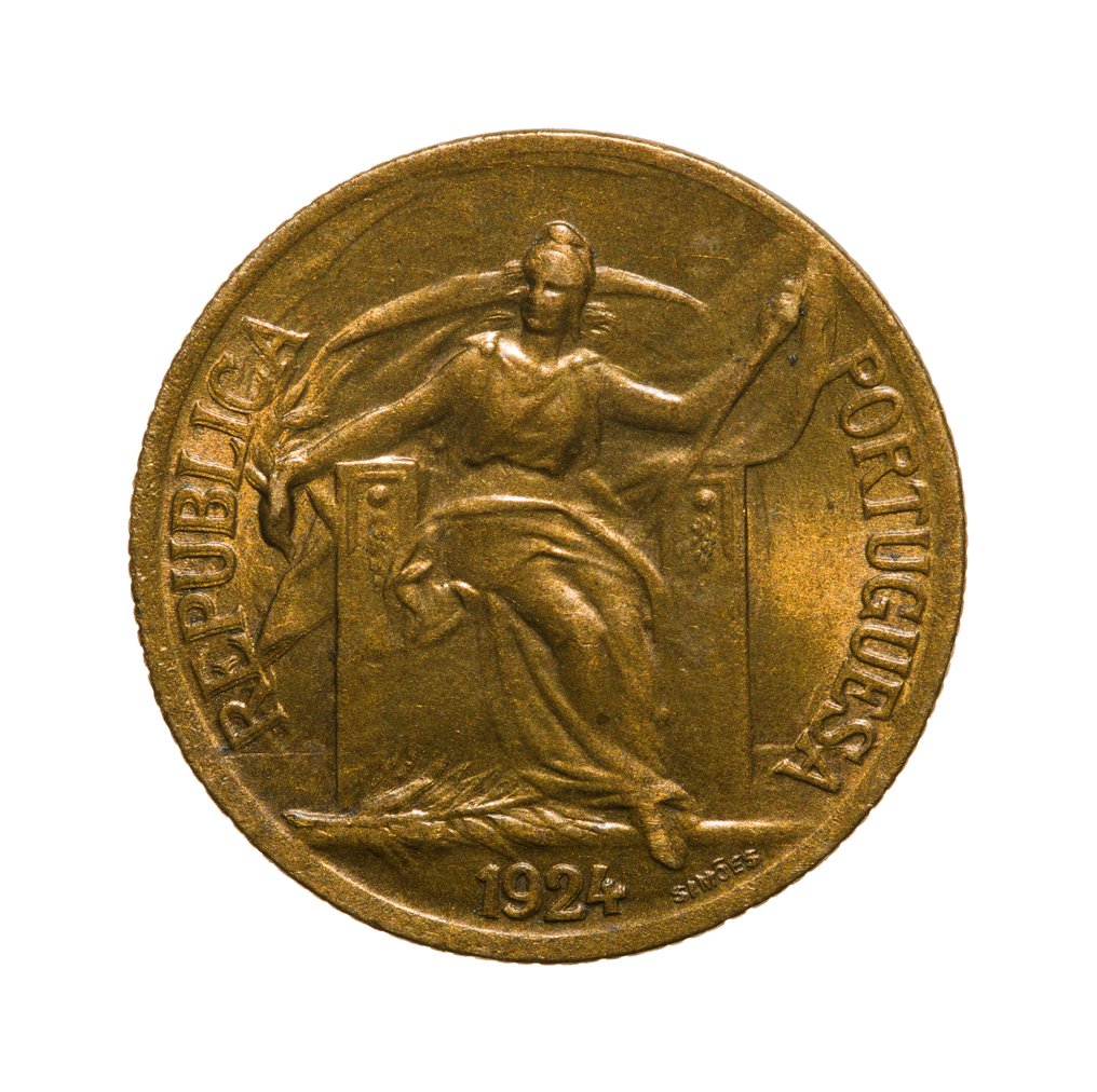 葡萄牙. República. 50 centavos 1924 - Escassa #1.0