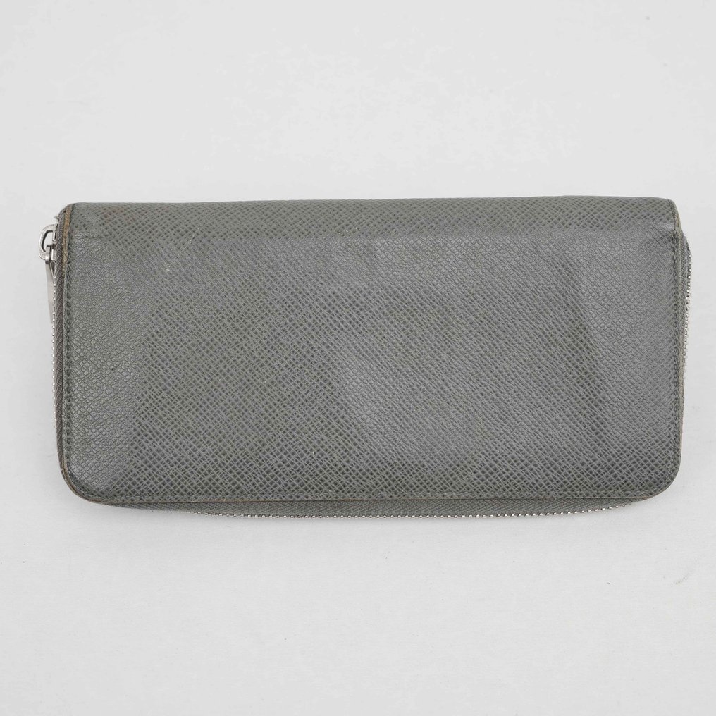Louis Vuitton - Grey Leather Zip-Around Wallet – Made in Spain - Wallet #4.3