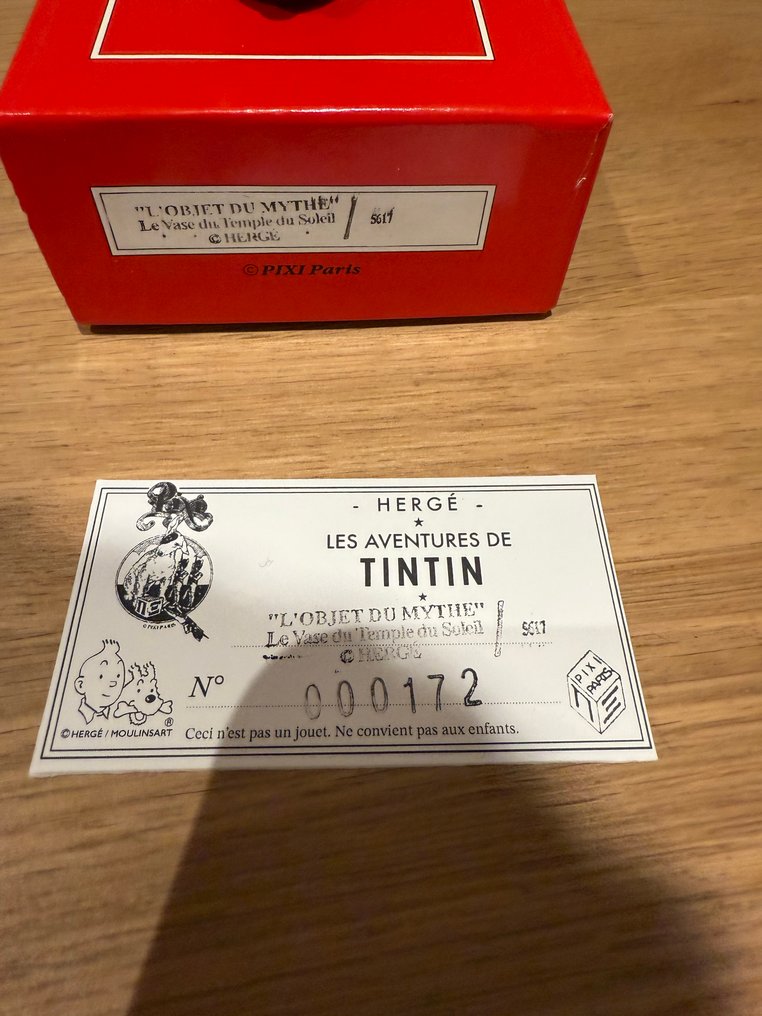 Tintin - Pixi 5617 - Les objets du mythe - Le vase du temple du soleil #1.0