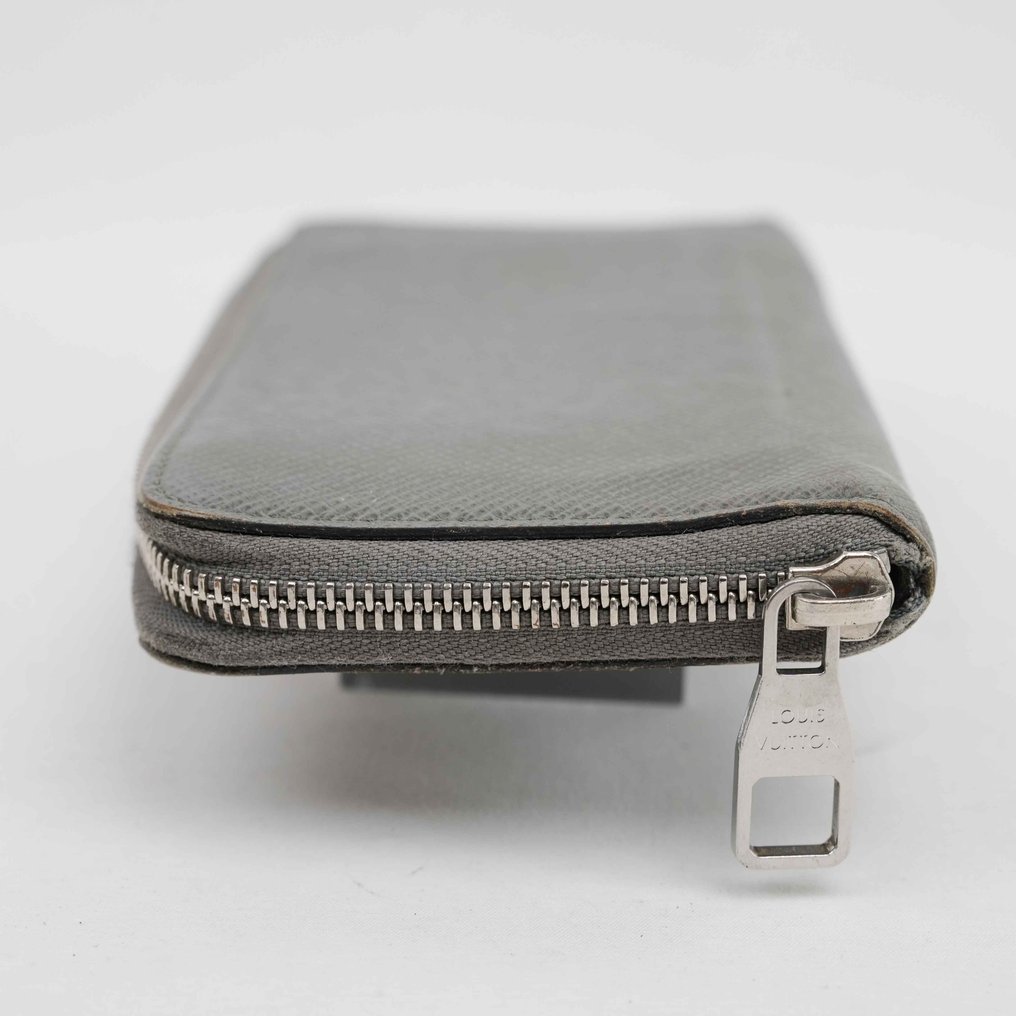 Louis Vuitton - Grey Leather Zip-Around Wallet – Made in Spain - Wallet #3.2