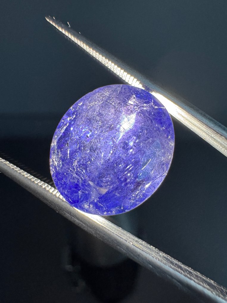 天然坦桑石 9.88克拉 椭圆形 - 高度: 13.8 mm - 闊度: 11.6 mm- 1.98 g #4.3