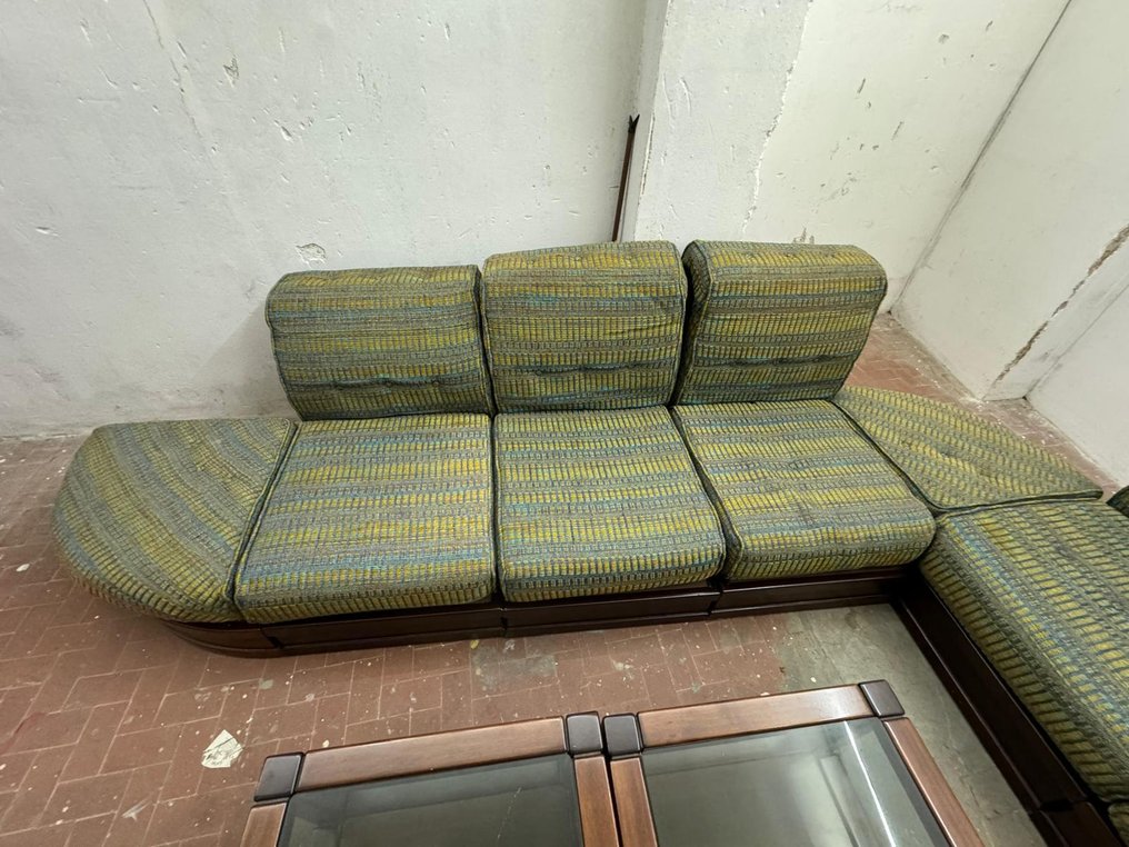 Frigerio Desio - Luciano Frigerio - Sofa (10) - Holz und Stoff #3.2