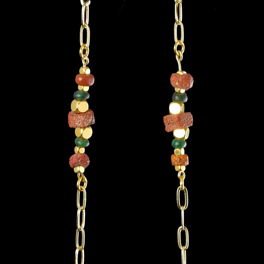 古罗马 罗马玻璃珠项链 #3.2