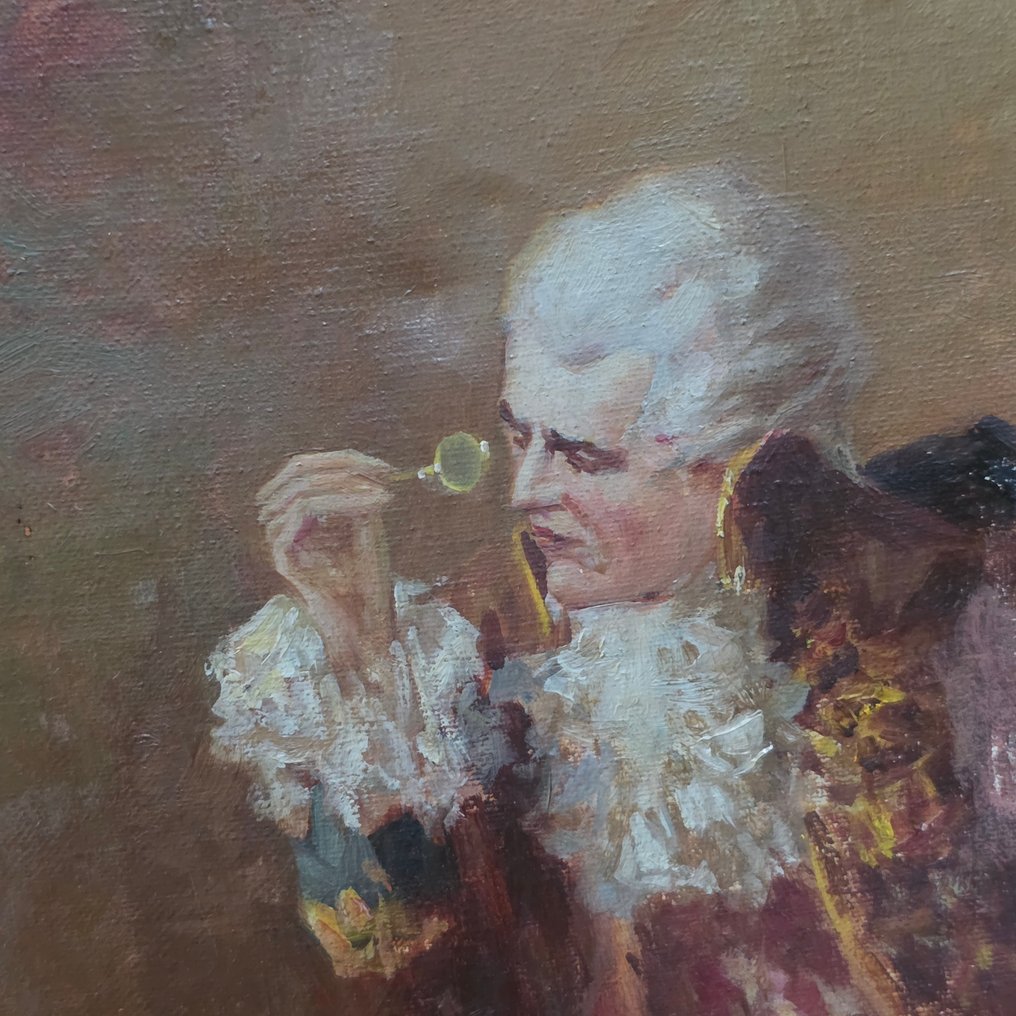 Raffaele Zeloni (XIX-XX) - Scena galante #4.3