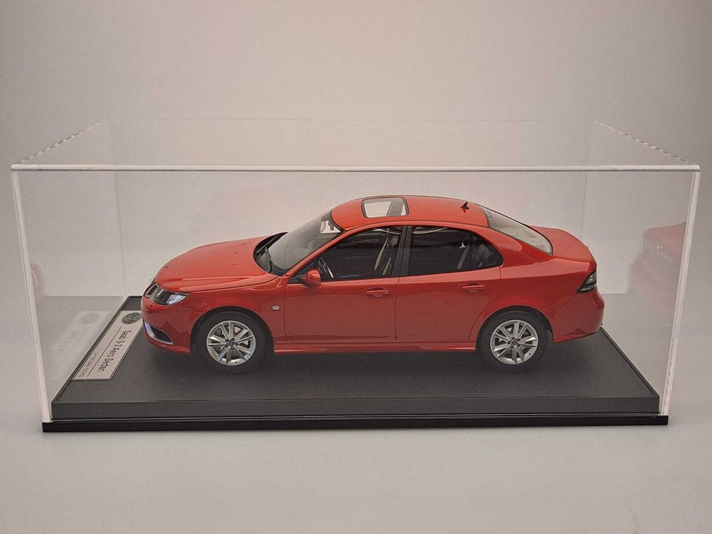 Radscale 1:18 - Modellauto - Saab 9-3 Aero sedan - 2008 - Rood - Limitierte Edition #4.3