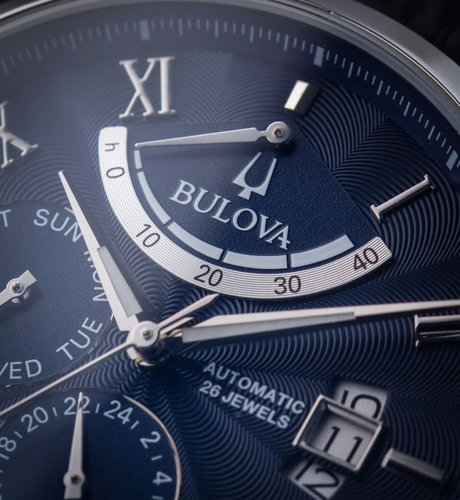 Bulova - Automatic - Power Reserve - Calendar - 26 Jewels - Rare - New - Men - 2025 #2.1