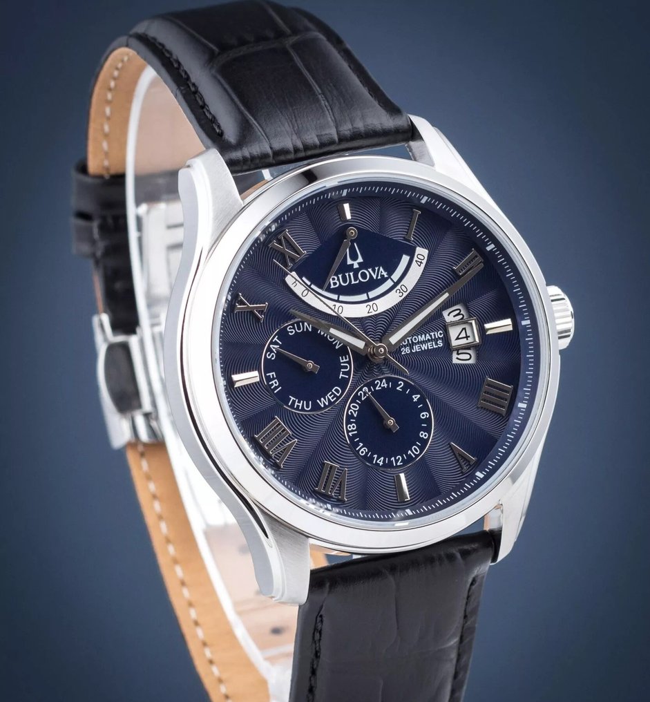 Bulova - Automatic - Power Reserve - Calendar - 26 Jewels - Rare - New - Men - 2025 #1.0