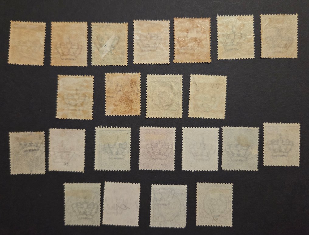 意大利王国 1901 - 1901年普通花卉系列 - SASSONE 68/78 #2.1