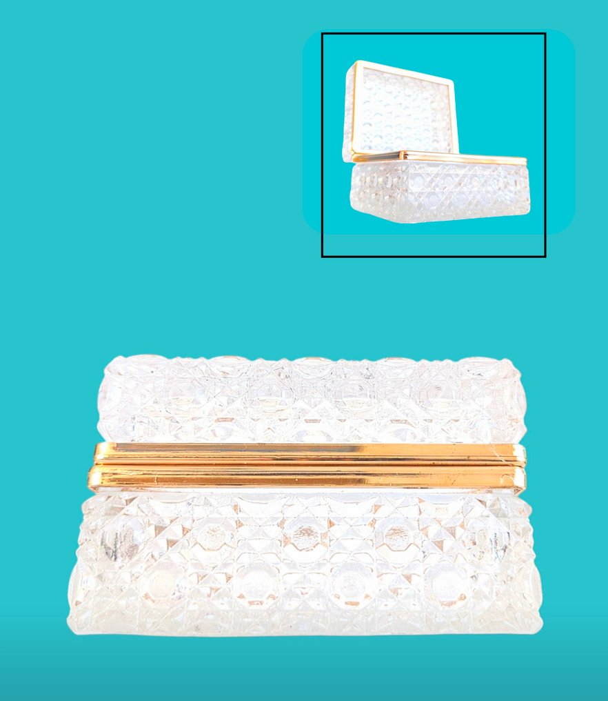 Boks - Frankrig - Regency-stil - Krystal - Baccarat Stilskåret Krystal #2.1