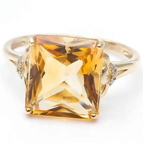 戒指 - 14 克拉 黃金 - 漂亮的戒指 #1.0