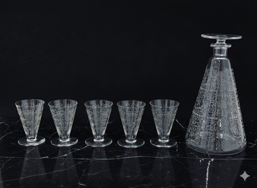 Baccarat - 酒具組 (6) - Lido - 水晶 - 利口酒服务 #1.0