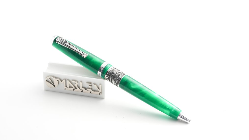 Marlen - Antiche Città Italiane: Venezia Slim - Edizione Speciale in Resina e Argento - Ballpoint pen #1.0