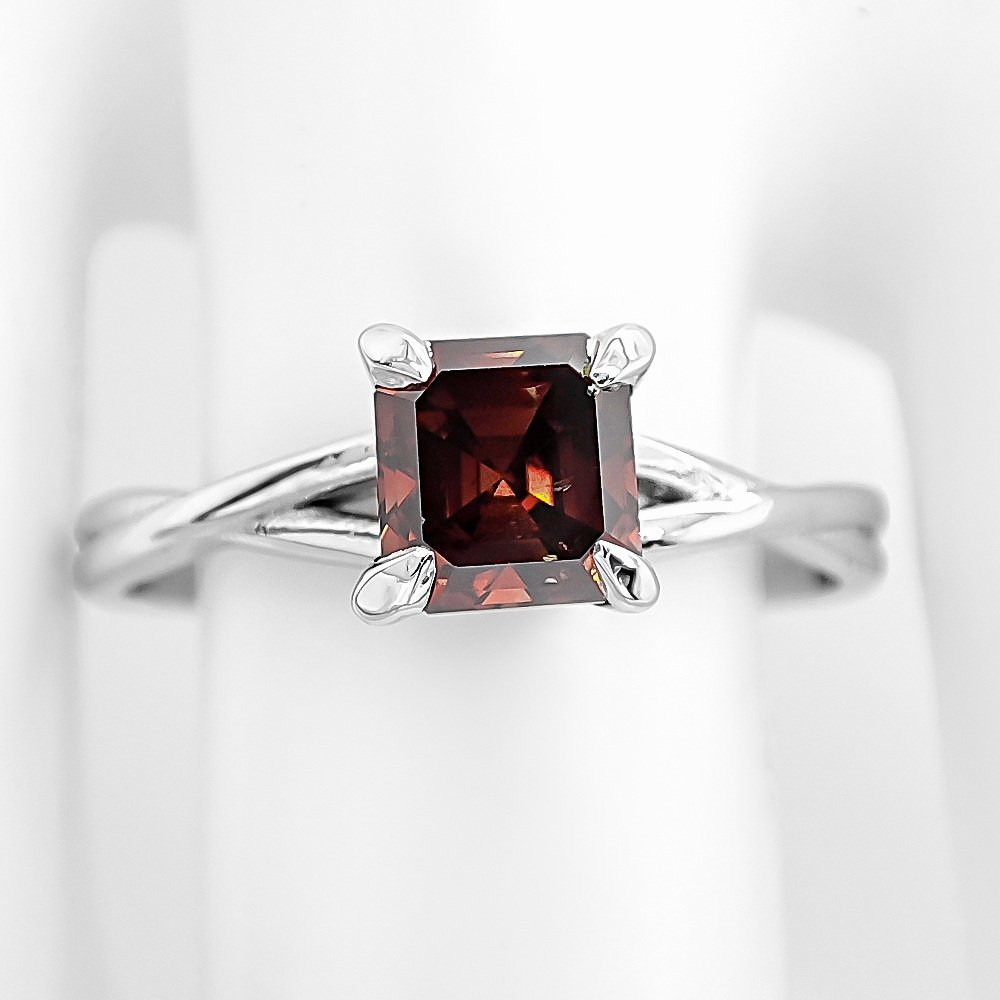 Gyűrű - 14 kt. Fehér arany - 1.10ct. tw. Gyémánt (Természetes színű) - IGI Certificate #1.0