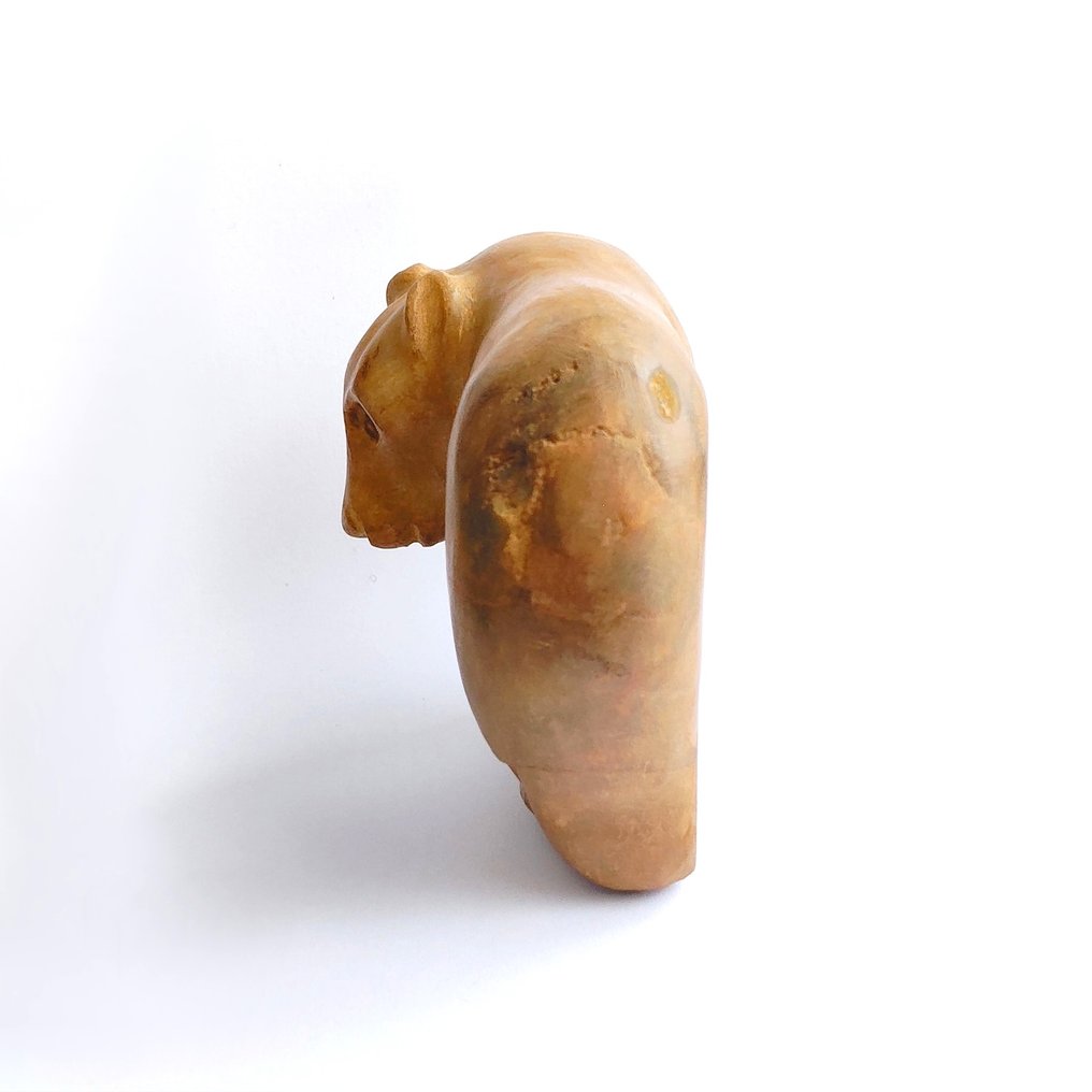 索不达米亚 雪花石膏 重要的动物雕像 - 90 mm #2.1