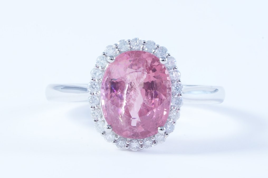 Δαχτυλίδι Πλατίνα - 2.95ct. tw. Σπινέλιος - Διαμάντι #1.0