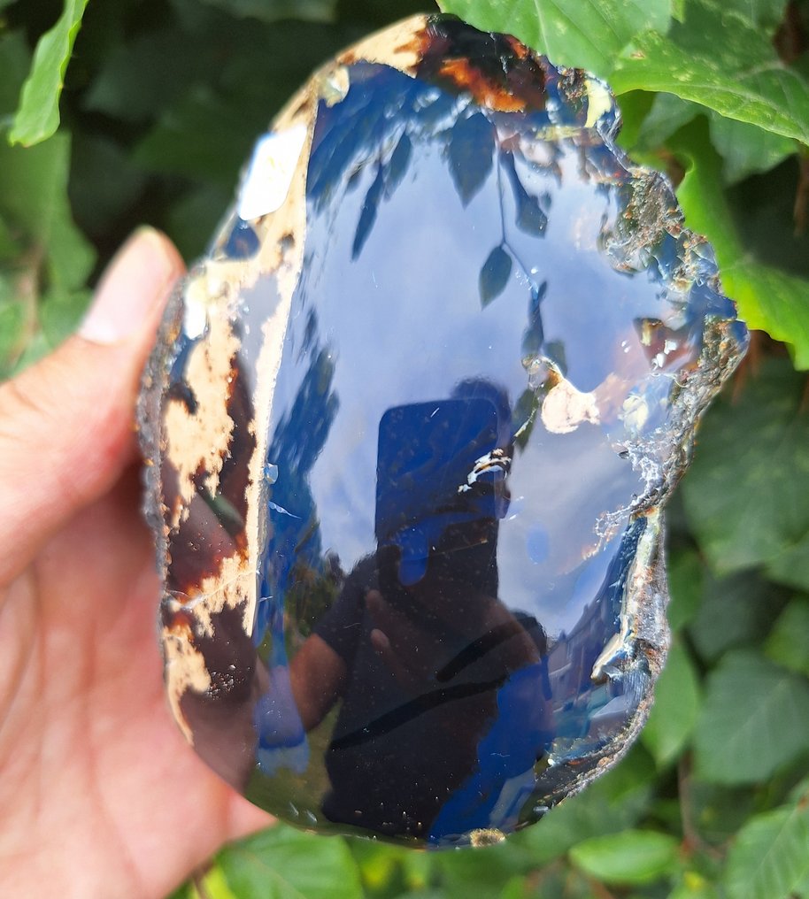 Bernstein - Bernstein - blauw zonder UV -multicolor A+ kwaliteit! - 11 cm - 8.5 cm #2.1