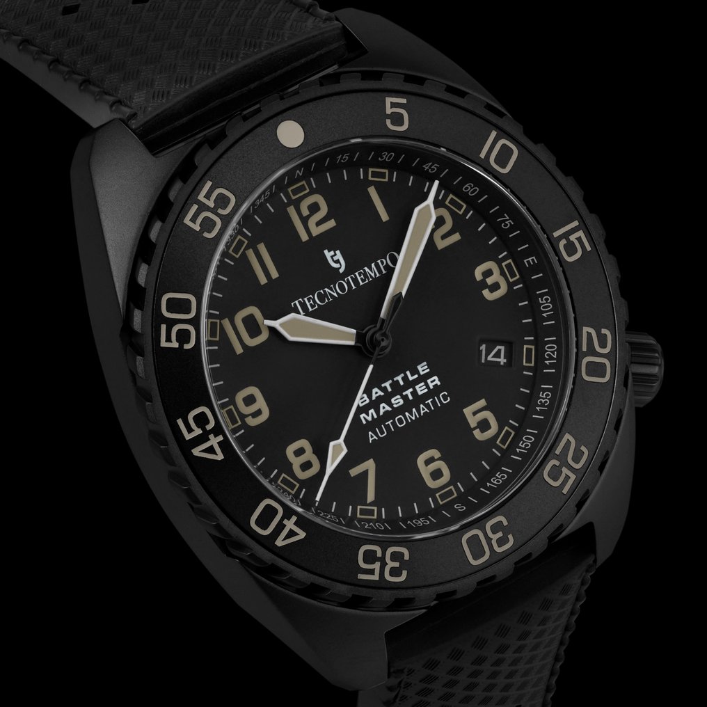 Tecnotempo - Automatic - Battle Master - Limited edition - 200M W.R - TT.200BM.BB (All black) - Uomo - 2020+ #2.1