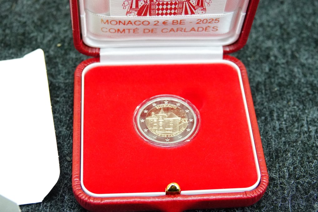 Μονακό. 2 Euro 2025 "Comté de Carladès" Proof #4.3
