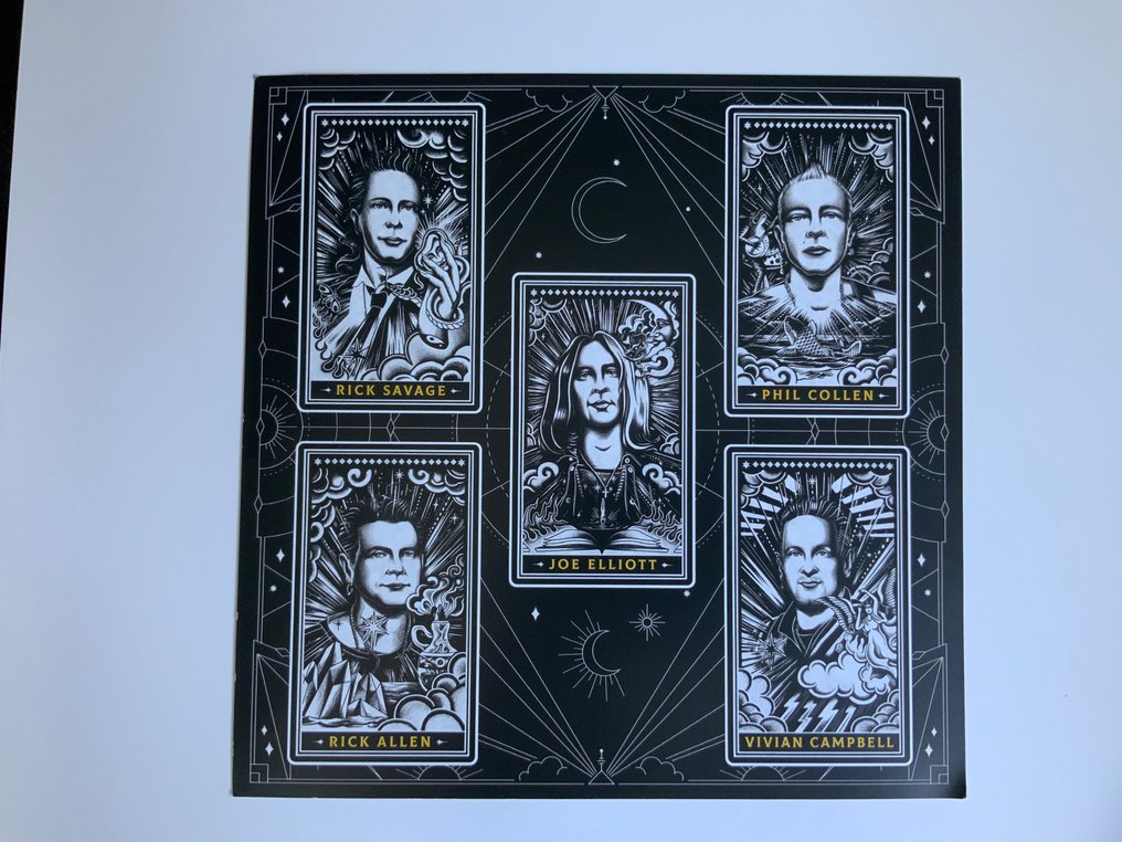 Def Leppard - Poster, Signed by Phil Collen, Joe Elliot, Rick Allen, Rick Savage, and Vivian Campbell with JSA - Certificate, Hand signed #2.1