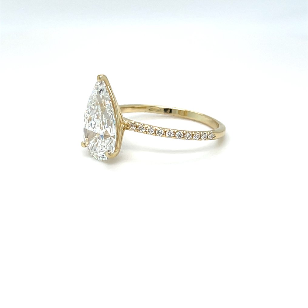 沒有保留價 - 戒指 - 14 克拉 黃金 - 4.25ct. tw. 鉆石 (實驗室培育) - 鉆石 #3.2