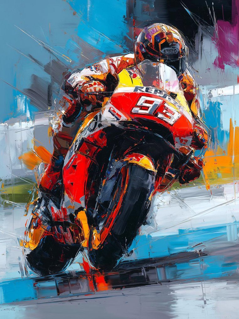 Canvas Fit - Alberto Ricardo - Marc Márquez: La Furia del 93 #1.0