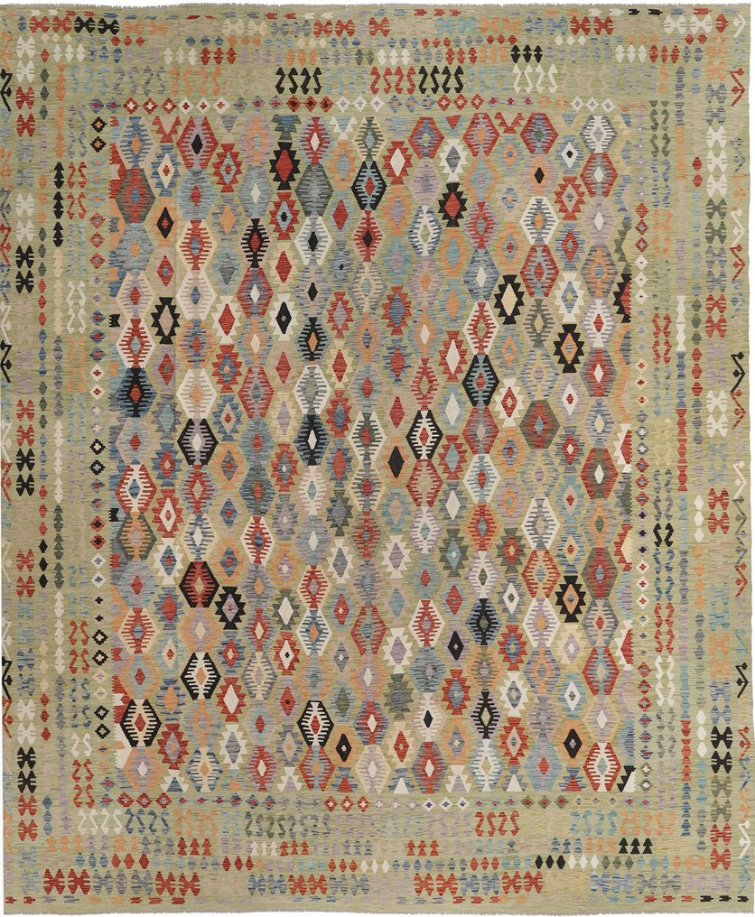 XXL - Kelim - 凯利姆平织地毯 - 486 cm - 411 cm - 未使用的复古风格 Kelim #1.0