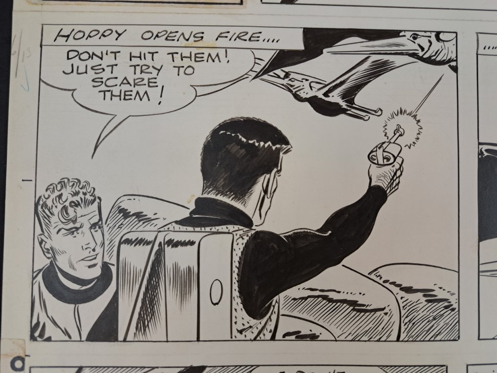 Norris, Paul - 1 Original page - Brick Bradford - 1965 #4.3