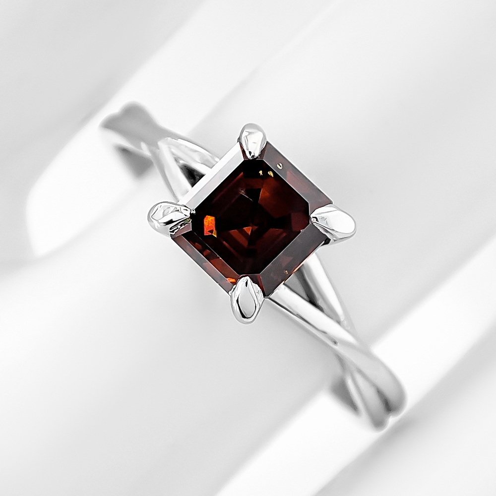 Gyűrű - 14 kt. Fehér arany - 1.10ct. tw. Gyémánt (Természetes színű) - IGI Certificate #2.1